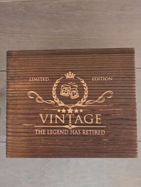 Limited Edition Vintage “The Legend Has Retired” Whiskey Glass Set